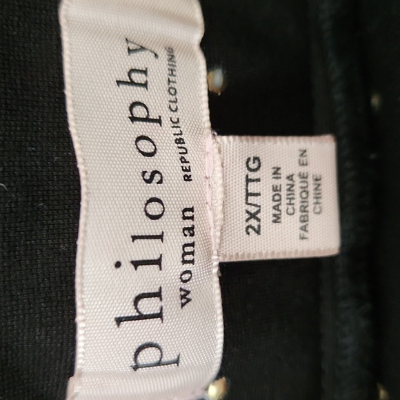 Gold stud philosophy stretch leggings - Picture 5 of 6